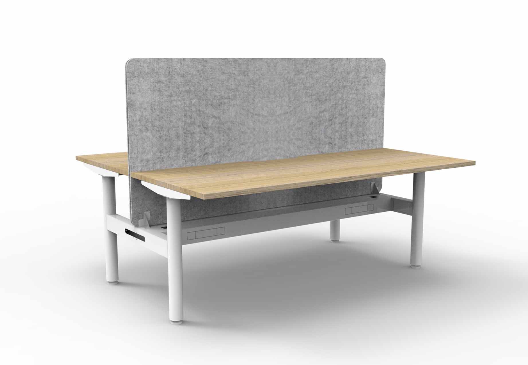 Halo+ Back to Back Workstation - with Eco Screen